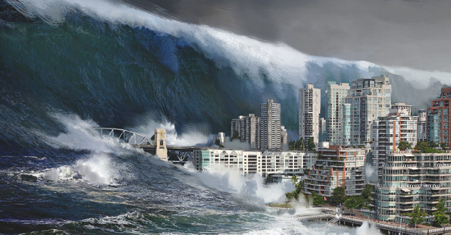 What is a tsunami?  When does a tsunami occur?