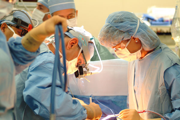 What should listen to music during surgery?