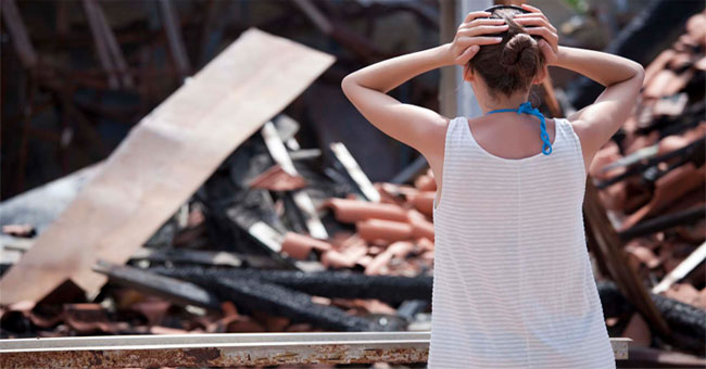 What to do to recover psychology after a fire?
