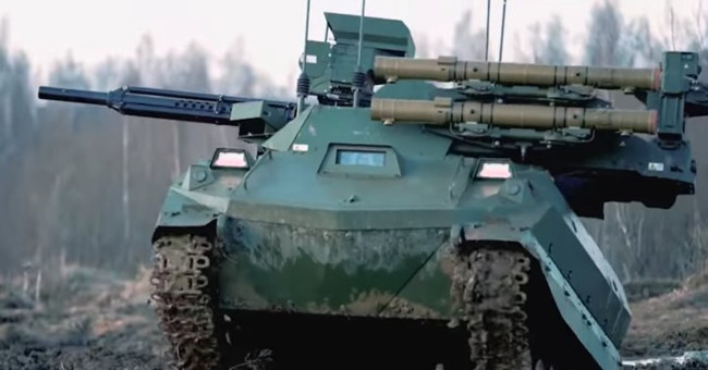 What's attractive about the Uran-9 tank robot Russia has deployed in Syria?
