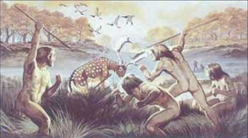 When did human start eating meat?