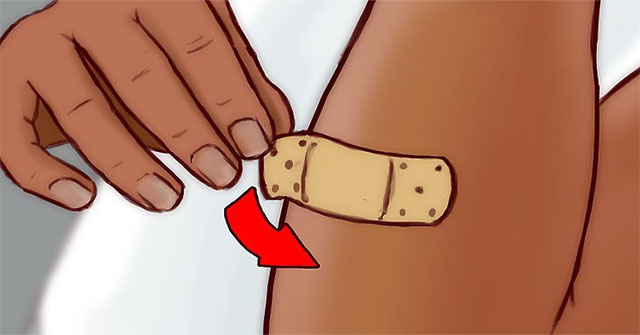 When removing individual adhesive tape, should it be jerked gently or gently, it will be less painful?