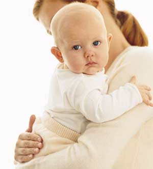 When the baby is sick