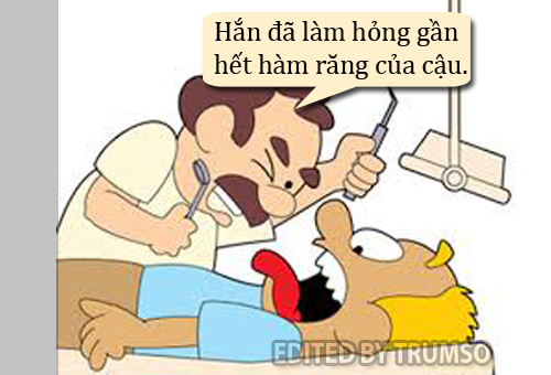 When the dentist examines the striker