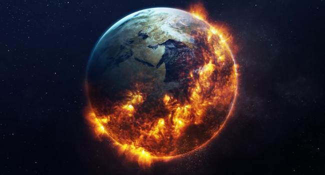 When the Earth warms up by 2 degrees, how horrible does the disaster happen?