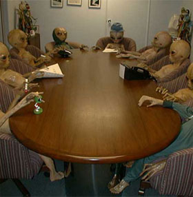 Where did the aliens go?