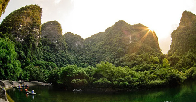 Which place of Ninh Binh appears in the movie Kong: Skull Island?