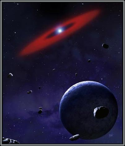 White dwarf rips a planet