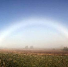 White rainbow appears in Scotland