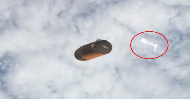 White UFO discovered around Earth for thousands of years?