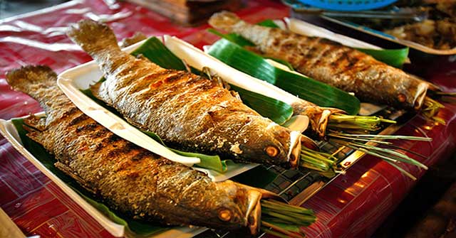 Who should not eat grilled fish?
