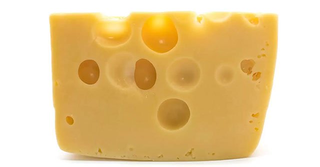 Why are there holes in the cheese?