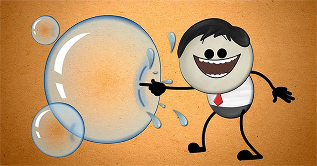 Why can soap bubbles explode?