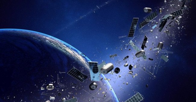 Why can't trash be dumped into space?