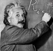 Why did Albert Einstein become a genius?