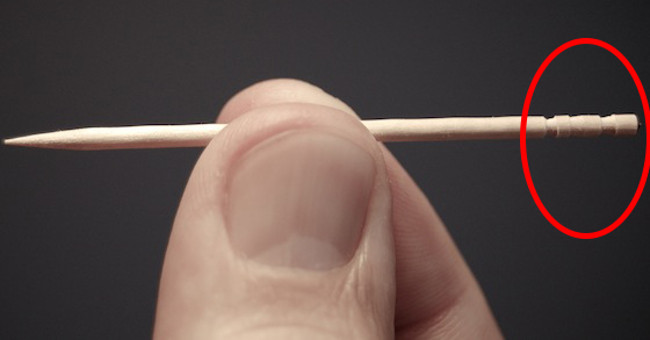 Why did the Japanese use their toothpicks to break their tails?