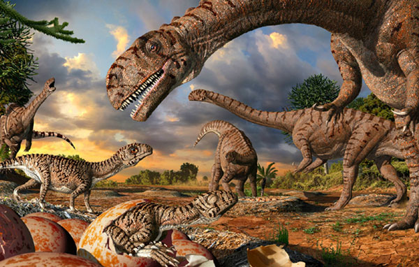 Why do giant dinosaurs give birth to babies?