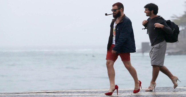 Why do men no longer wear high heels?