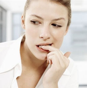Why do we bite nails?