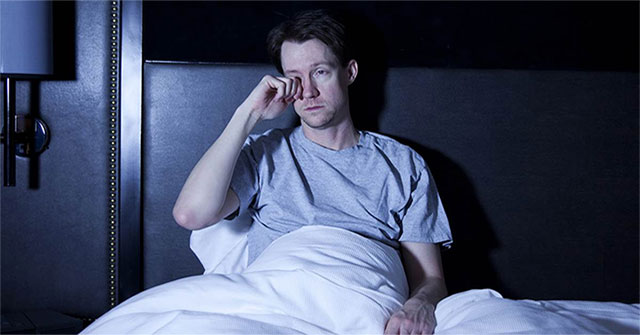 Why do we usually wake up like a flute before bed?
