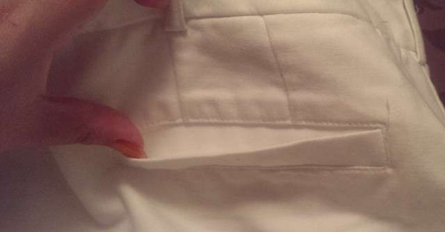 Why do your clothes often have fake bags?  Very simple reason!