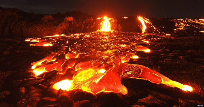 Why does lava melt in the Earth's heart without causing the Earth's crust to melt?