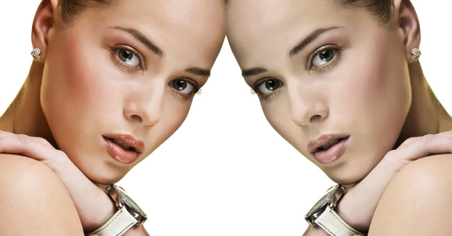Why does the mirror image turn back from left to right, but not upside down?
