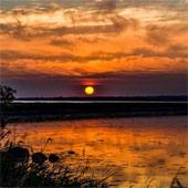 Why does the sky turn red at sunset?