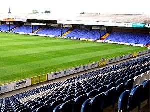 Why does the soccer ground have stripes?