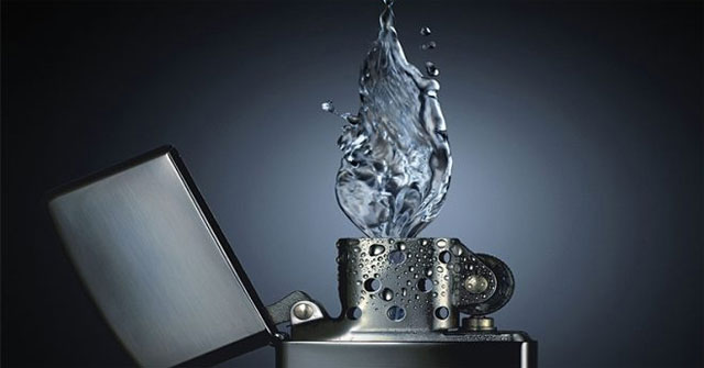 Why does the water not burn?