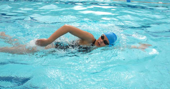 Why don't you learn how to swim forever?