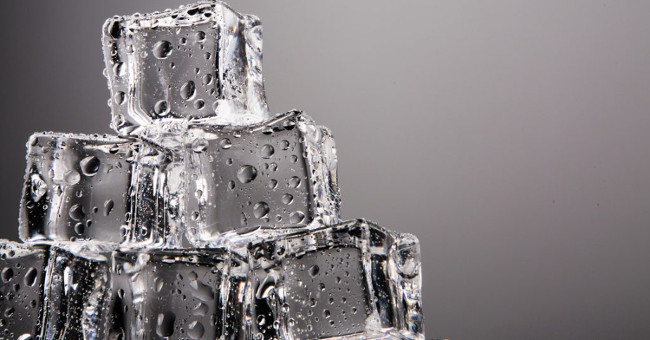 Why is ice water white, others clear?