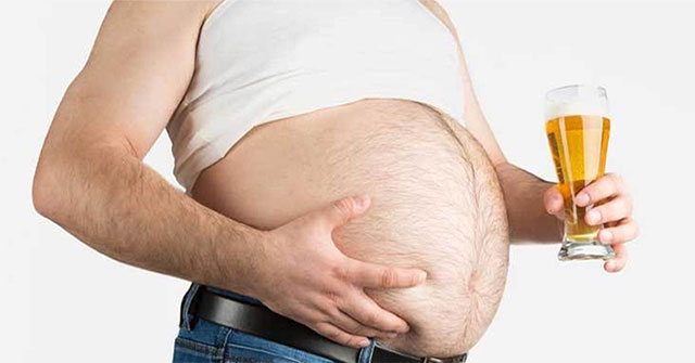 Why is it that almost only men own 'beer belly'?