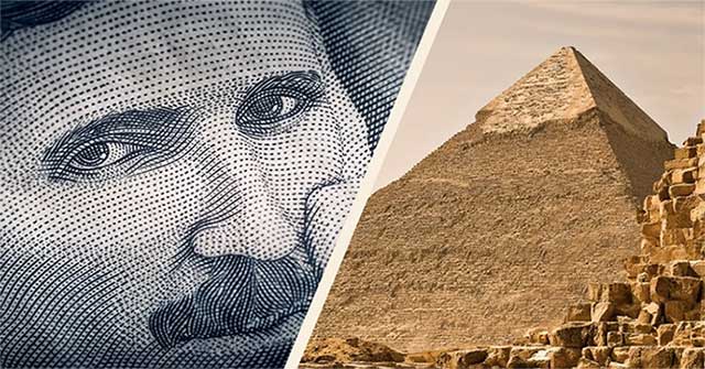 Why is Nikola Tesla obsessed with Egyptian pyramids?