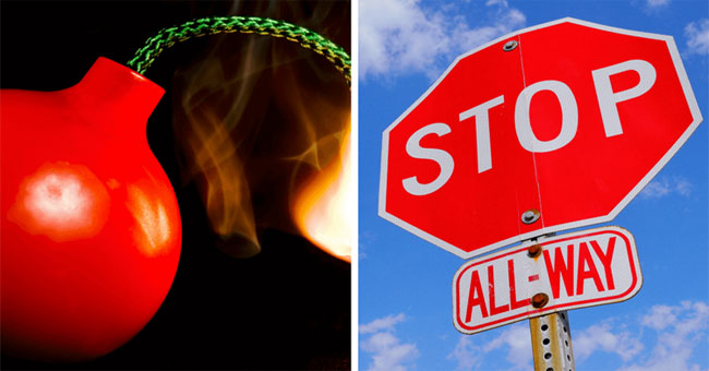 Why is red related to danger? Explain you never heard of it before