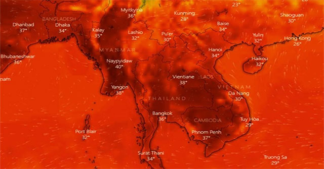 Why is the hot sun lasting in Vietnam?