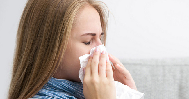Why is the nose running when we have a cold?