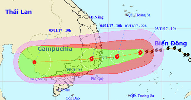 Why is the number 12 typhoon closer to the shore?