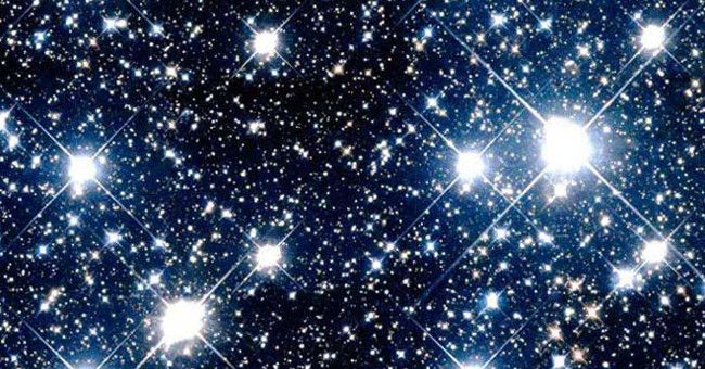 Why is the star sparkling?