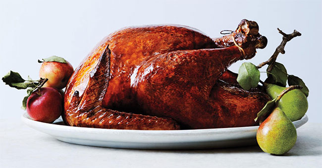 Why is turkey a traditional Thanksgiving dish?
