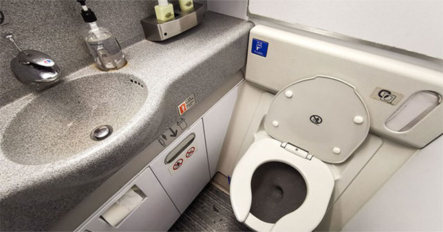 Why not go to the toilet when the plane takes off and lands?