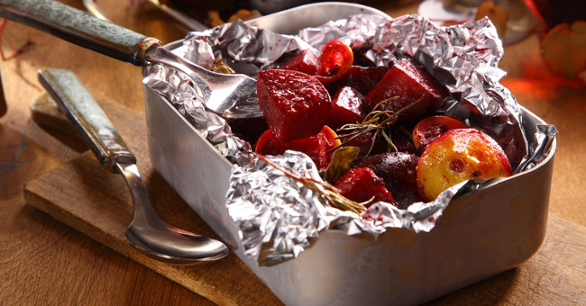 Why not use foil to pack food to cook?