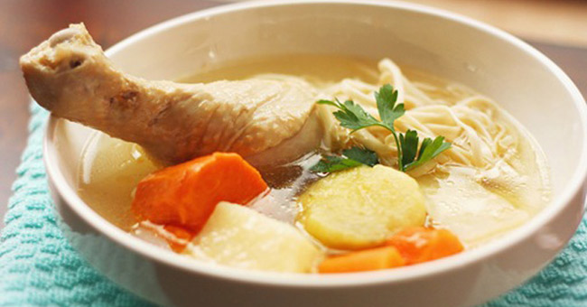 Why should I eat chicken soup when I'm sick?