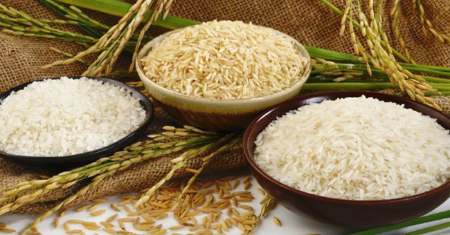 Why should rice bran be eaten instead of white rice?