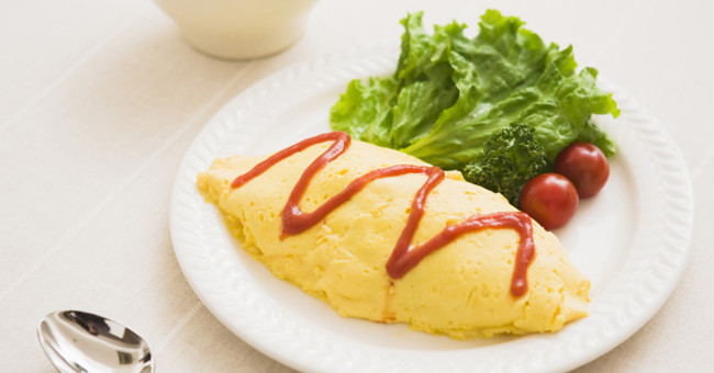 Why should you eat omelet in the morning?