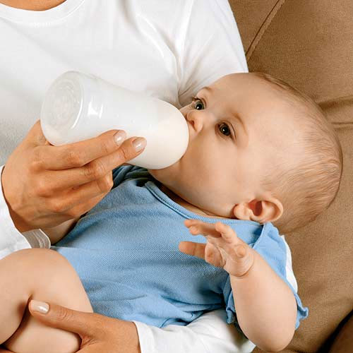 Why shouldn't cow's milk be given to babies?