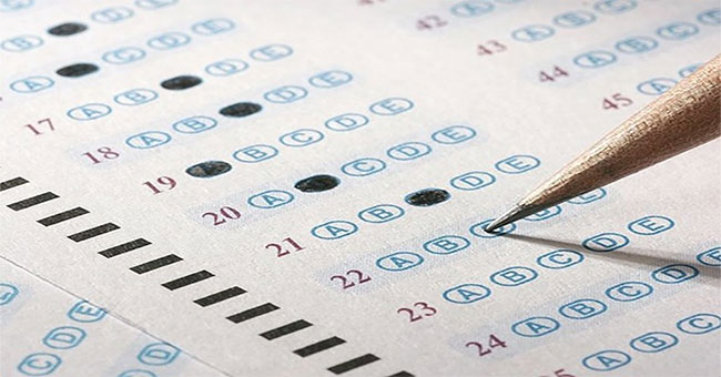 Why use a pencil in multiple-choice tests?