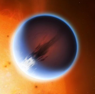 Windy place over 8,600km / h sweeping the universe