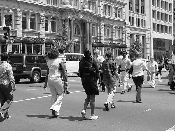 Wireless pedestrian identification