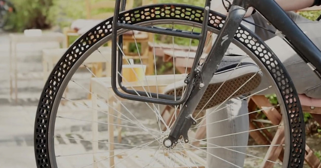 With the first 3D tire in the world, you will not have to worry about tire puncturing